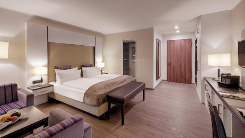 Una cama o camas en una habitación de Bayside