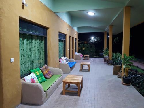 Χώρος καθιστικού στο Baandin resort