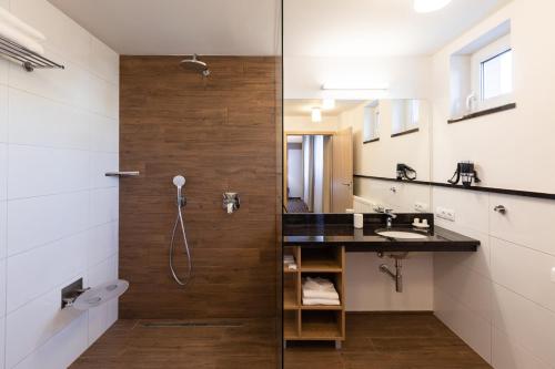 Kuchyňa alebo kuchynka v ubytovaní Urpí­n City Residence