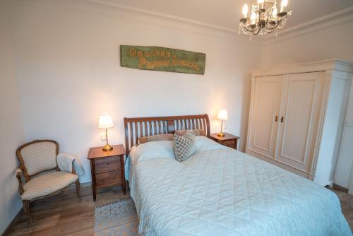En eller flere senge i et værelse på Villa Golding - Flat 1