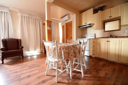 Kuchyň nebo kuchyňský kout v ubytování Manoir Belle Plage