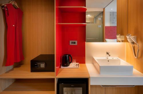 Η κουζίνα ή μικρή κουζίνα στο Travelodge Dongdaemun Seoul