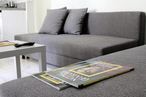 Χώρος καθιστικού στο Apartamentos Logroño Centro