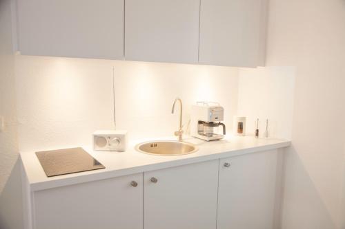Η κουζίνα ή μικρή κουζίνα στο Boardinghouse s' Johanner