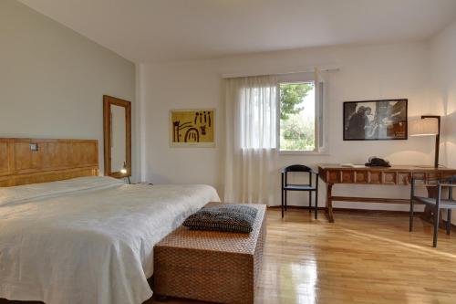 Posteľ alebo postele v izbe v ubytovaní Villa Loutraki Sunset