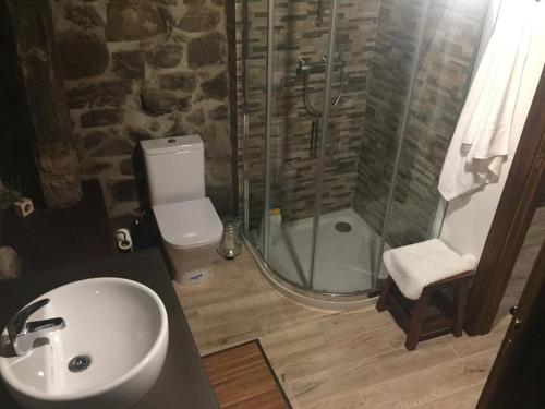 Phòng tắm tại LA RAMA DEL CASTOR
