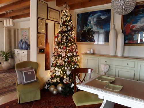 A seating area at Locanda Bellavista