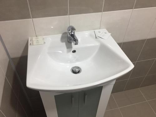 A bathroom at Dunav Apart