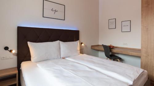 Una cama o camas en una habitación de Nauers