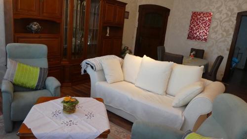 Posezení v ubytování Villa Charlotte