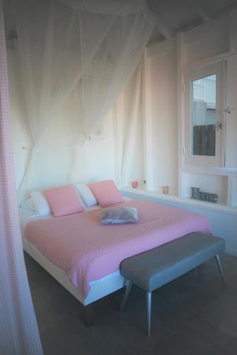 Llit o llits en una habitació de Kazarev