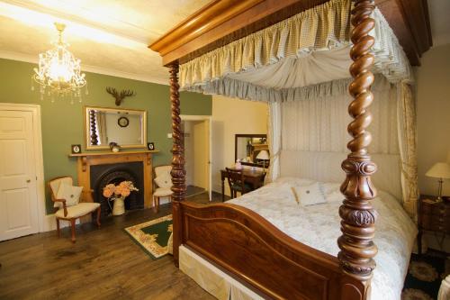 Postel nebo postele na pokoji v ubytování Calcutts House