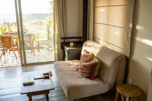Ein Sitzbereich in der Unterkunft Desert Home
