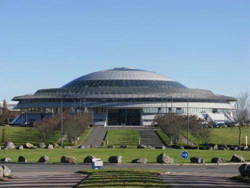 a large building with a large roof at Ibis Budget Limoges Nord in Limoges