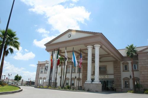 a building with flags in front of it at Royal Palace in Hermosillo