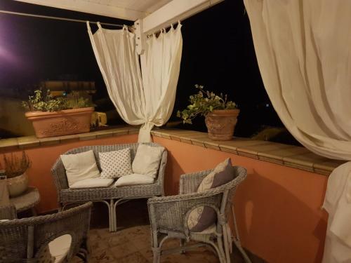 Ruang duduk di Sguardo Sul Barocco