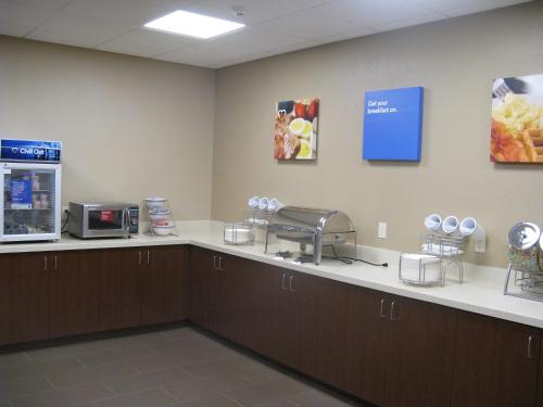 a waiting room at a dental office at MainStay Suites Coeur d'Alene in Coeur d'Alene