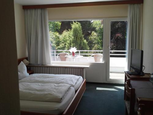 Cama o camas de una habitación en Haus Mariandl