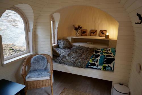 Istumisnurk majutusasutuses Igluhut – Sleep with reindeer