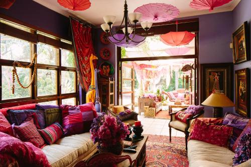 Χώρος καθιστικού στο The Art Guesthouse