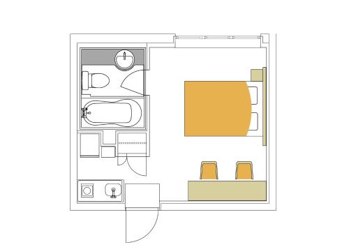 Планировка Studio Inn Nishi Shinjuku