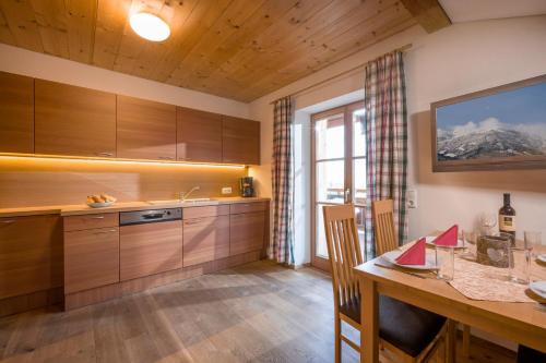 Kuchyň nebo kuchyňský kout v ubytování Ferienhaus Bockstecken