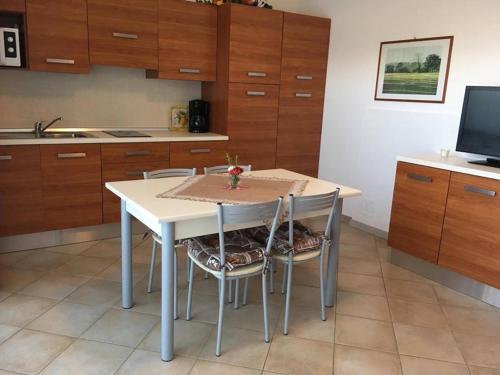 Dapur atau dapur kecil di Agriturismo Al Franet