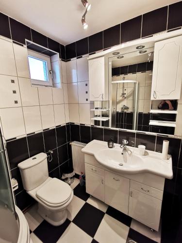 Koupelna v ubytování Apartman White