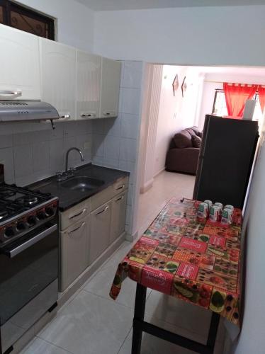 Dapur atau dapur kecil di Apartamento Ana