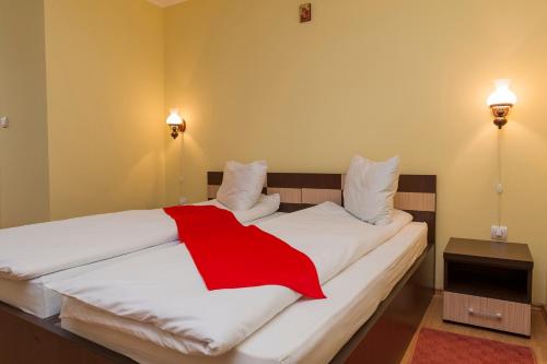 Postel nebo postele na pokoji v ubytování Pensiunea Radu