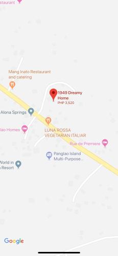 a map of the hotel dreamhack encore resort at 1949 Dreamy Home in Panglao