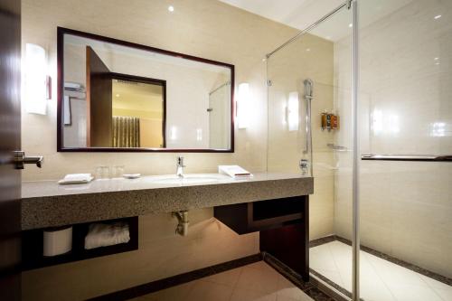 Koupelna v ubytování Lailai Hotel