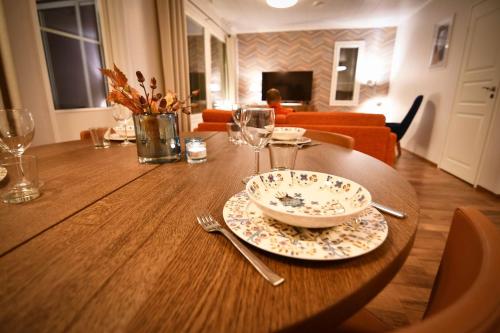 Μια τηλεόραση ή/και κέντρο ψυχαγωγίας στο Aurora Apartment Kilpisjärvi