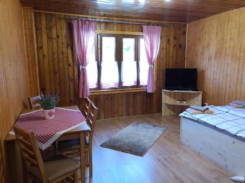 Μια τηλεόραση ή/και κέντρο ψυχαγωγίας στο Apartmány Nízke Tatry - Krpáčovo