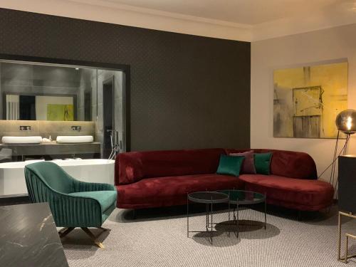 Posezení v ubytování Hotel Rubis