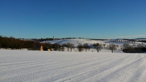 Ferienwohnung Pilsdorf خلال فصل الشتاء