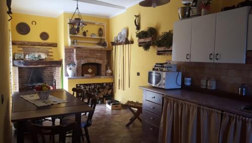 Kuchyň nebo kuchyňský kout v ubytování Georgerock