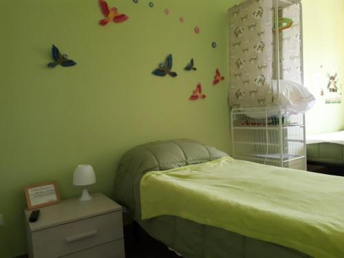 Postel nebo postele na pokoji v ubytování b&b L'Aquila del Parco