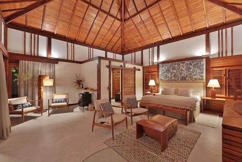 Ruang duduk di Camurim Grande Pousada & SPA - Jantar Incluído