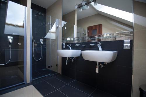 Un baño de Hotel Krušnohorský Dvůr