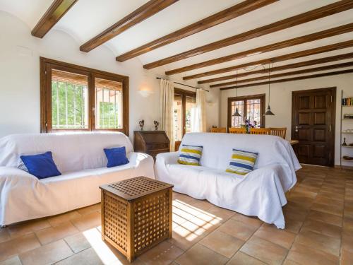 A seating area at Modern Villa in Murla with Private Pool