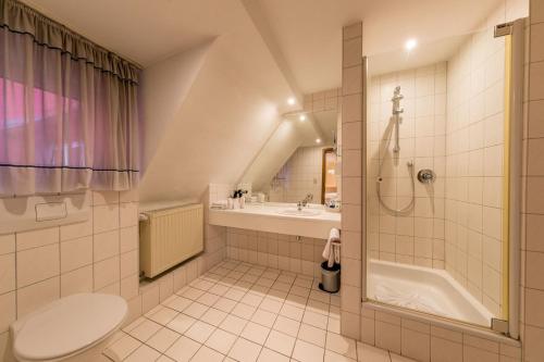 Koupelna v ubytování CityHotel Kempten