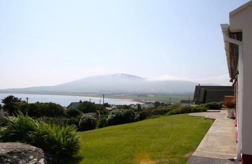 a view of the ocean from a house at Ard na Carraige, Ventry Holiday Home in Dingle