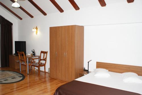 Vila Sorina 객실 침대