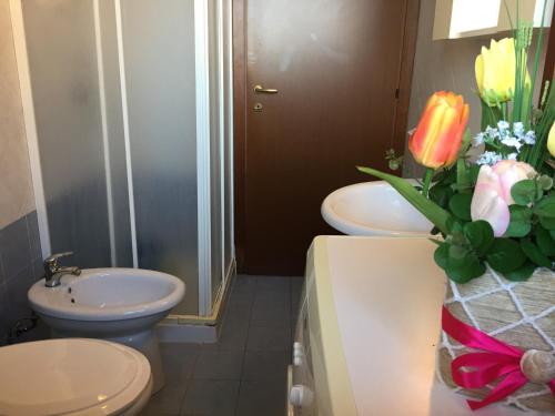 Kúpeľňa v ubytovaní Holiday home in Rosolina Mare 26701