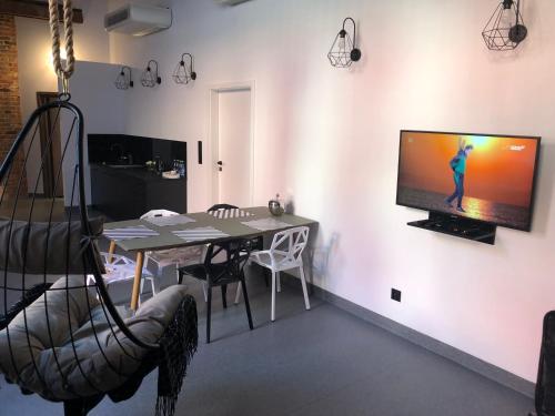 En TV eller et underholdningssystem på LivingRoom 4A self Check-in 24h