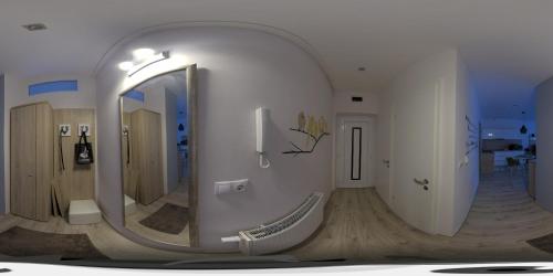 Koupelna v ubytování Hunyadi Apartman