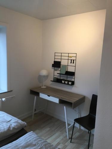 Postel nebo postele na pokoji v ubytování Malthe Bruuns Vej 17, 1. sal