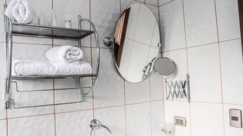 Koupelna v ubytování Hotel Aliwen