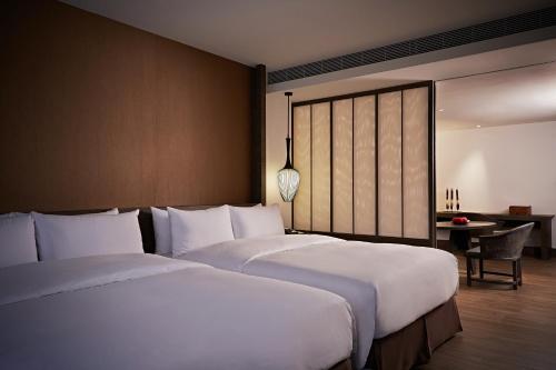 台南晶英酒店房間的床